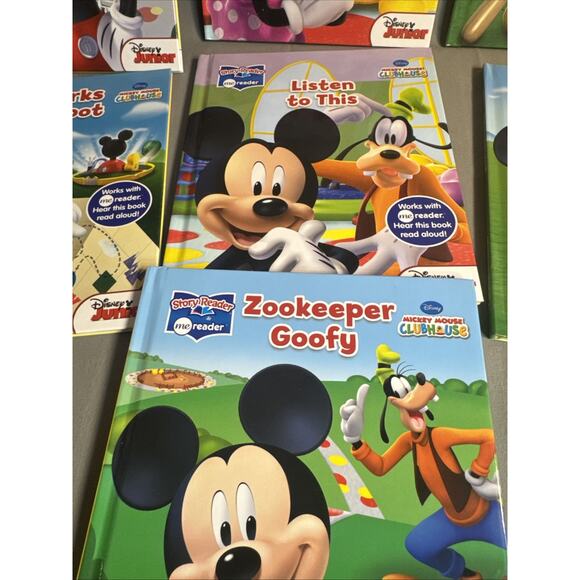 DISNEY MICKEY MOUSE CLUBHOUSE ME READER ELECTRONIC READER BOOKS -7 Book LOT - - Picture 5 of 5